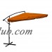 ALEKO UMB10FTBG 10' Adjustable Outdoor Garden Patio Banana Hanging Umbrella, Burgundy   556183823